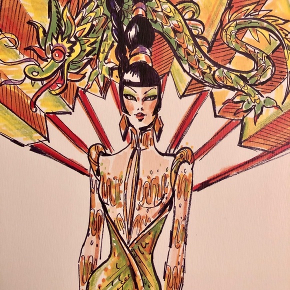 🔥1998 Vintage Bob Mackie Fantasy Goddess of Asia Barbie Limited Edition NRFB🔥 - Picture 7 of 16